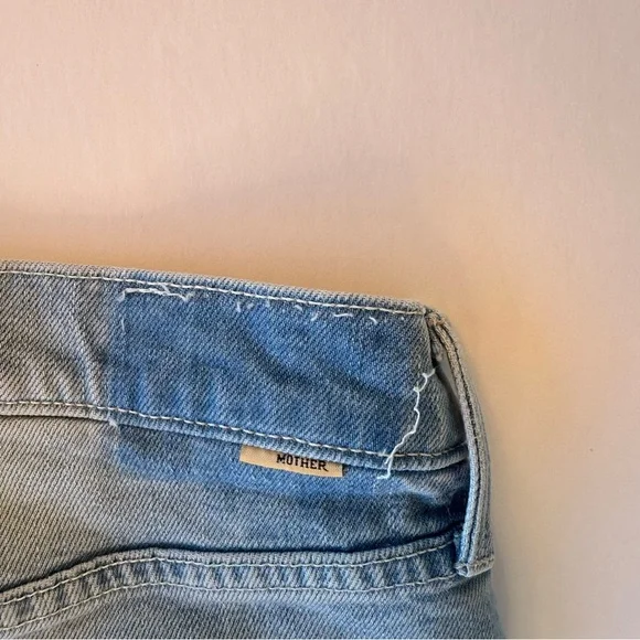 Mother Superior The Scrapper Cuff Ankle Fray Lonely Hearts Club Jeans Size 25 - Picture 10 of 16